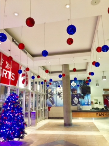 Christmas Decorations at the Air Canada Centre